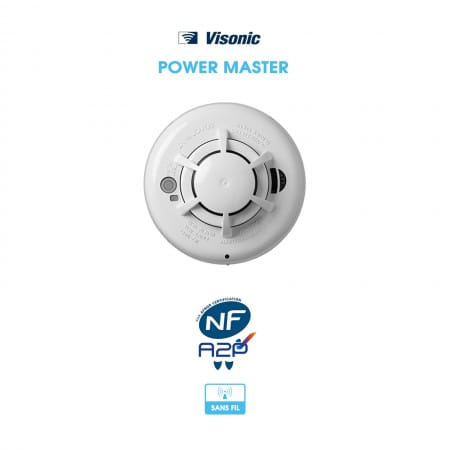 Détecteur de fumée et de chaleur sans fil | Visonic | Compatible Power Master 30