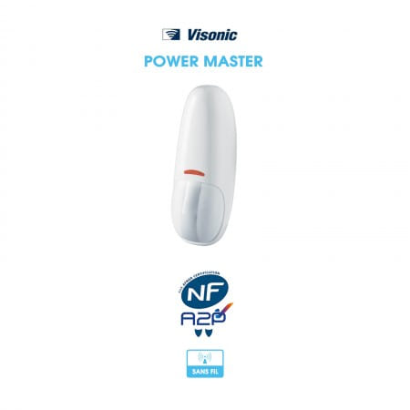 Détecteur de mouvement sans fil PIR rideau | Visonic | Compatible Power Master